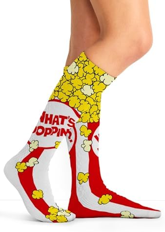 Cherokee Women's 10-15mmHg Compression Socks – Fun Print Knee Highs with Light Support, Soft Feel - PRINTSUPPORT