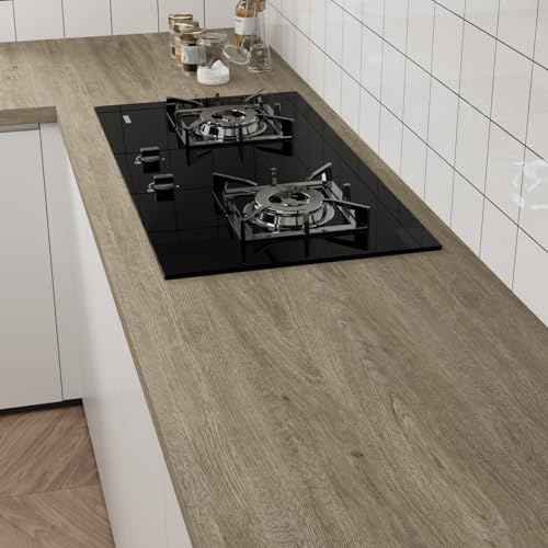 VaryPaper Oak Wood Contact Paper Peel and Stick Light Brown Wood Wallpaper for Cabinets Waterproof Wood Grain Vinyl Wrap for Countertops Furniture Desk Self Adhesive Wood Look Wall Paper 15.7''x78.7''