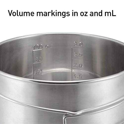 Solo Stove 2 Pot Set: Stainless Steel Companion Pot Set for Solo Stove Campfire. Great for Backpacking, Camping, Survival