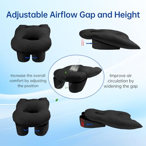 Face Down Pillow After Eye Surgery - BBL Pillow After Surgery for Sleeping - Prone Face Down Massage Pillow Headrest for Bed - Vitrectomy Recovery Equipment