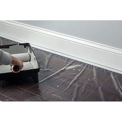 Duck Brand Pre-Taped Painter's Drop Cloth, 5.25 Feet by 19.68 Feet, Single-Pack (280809)