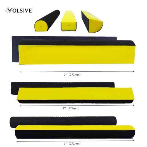 Hand Sanding Block Set of 7, Rectangle Sanding Blocks Auto Body with 20Pcs Hook and Loop Sandpaper,Flexible for Automotive Paint and Woodworking Sand Furniture Home Arts and DIY Crafts