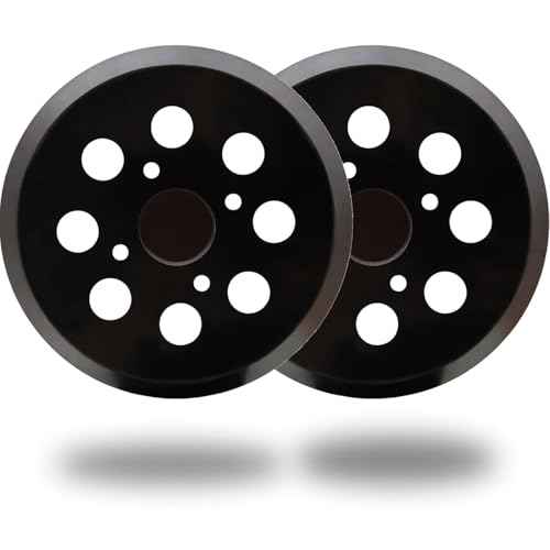 2 Pack 5 Inch 8 Hole Replacement Sander Pad for Ryobi Sander, 5 Inch 8 Hole Hook and Loop Replacement Sanding Pad for Ryobi RS290, RS241, RS240, RS280, RS280VS, RS281VS, P411 Random Orbit Sander