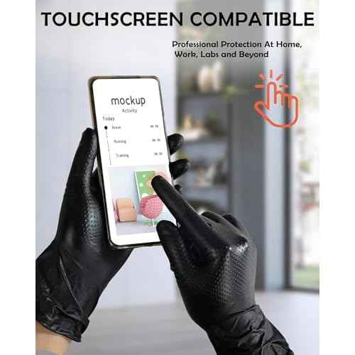 10 Mil Nitrile Gloves Disposable Heavy Duty Rubber Chemical Resistance Gloves for Mechanic