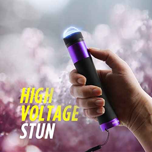 Guard Dog Security Ivy Stun Gun for Women Self Defense, Stun Gun Flashlight with Rechargeable Battery, Self Defense for Women 200-Lumen LED Flashlight