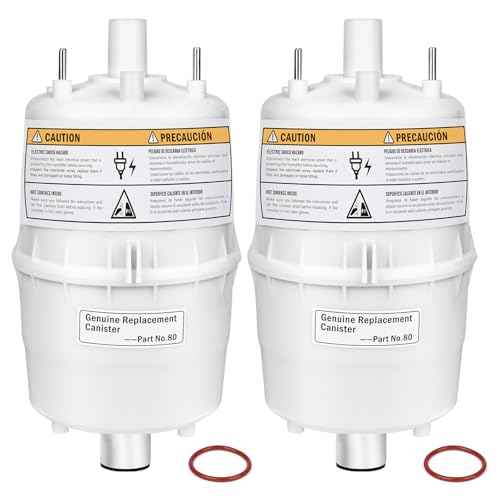 80 Canister Substitute for Aprilaire 800 Replacement Canister OEM, 80 Steam Canister Replacement for Aprilaire 800 Canister, 80 Canister for Aprilaire 800 801 865 866 Whole House Humidifiers 2 Pack