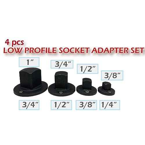 WAY win 4 piece Insert low-profile Impact Socket Adapter Set