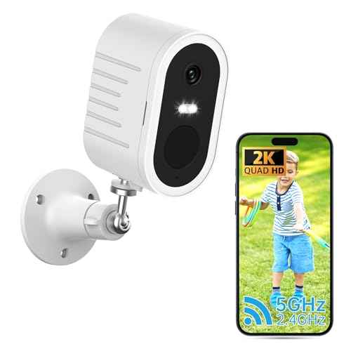 Security Cameras Wireless Outdoor,2K Color Night Vision AI Motion Detection Spotlight Siren Alarm,5G/2.4G WiFi Home Indoor Camera Two-Way Audio,Use Alone or with Recmoment HomeBase
