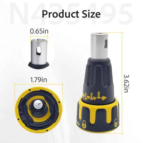 N435495 Nose Cone Assembly For Dewalt Brushless Drywall Screwgun Nose Piece DCF620B DCF620D2 DCF620M2 DCF620 DCF621