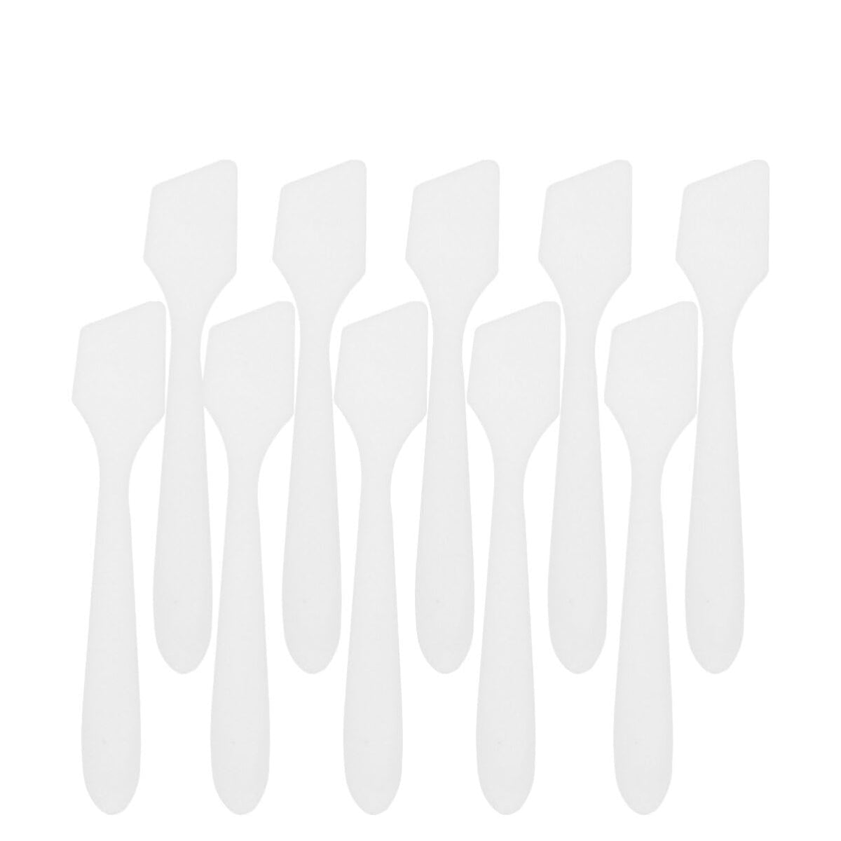 100pcs Face Cream Scoop Makeup Scoop Makeup Spoon Cosmetic Scoop Cosmetic Spatula Face Mask Scoop Face Cream Spatula