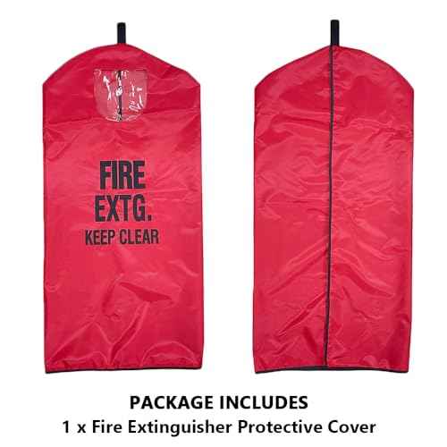 Fire Extinguisher Cover, Heavy Duty Fire Protective Sleeve from scuffs & scratches Accessories, 17"Wx22"L,1 Pcs (5-13LB)