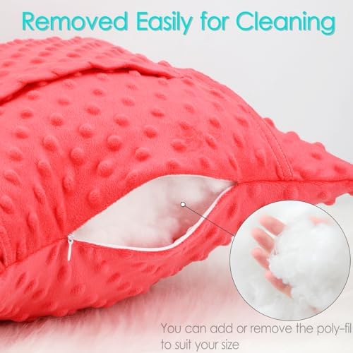 Star Shape Hysterectomy Recovery Pillowy for Hysterectomy Recovery Must Haves with 2 Pockets Products Gifts Tummy Tuck Abdominal Surgery Cushion,Minky Dot Red