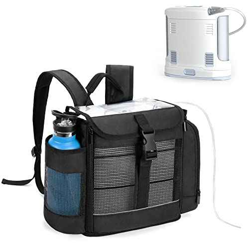 CURMIO Portable Oxygen Concentrator Backpack Compatible with Inogen One, Oxygo, Caire Units, SimplyGo Mini, POC Travel Bag
