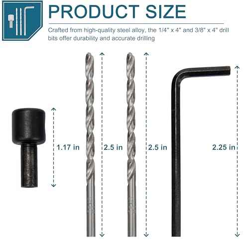 For fits RotoZip CH01 Steel Chuck Adapter Kit 1/8" Chuck Capacity,1/4" Chuck Mount Size