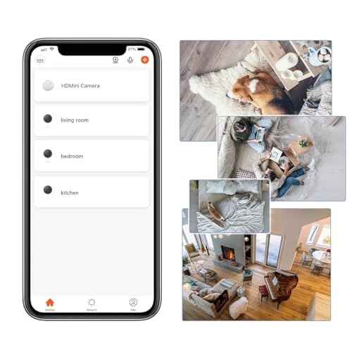 TANGMI WiFi Spy Smoke Detector Hidden Camera 1080P HD Wireless Security Camera with Night Vision/Motion Detection/Remote View for Home and Office