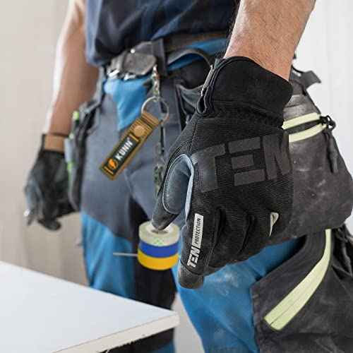 KUNN Electrical Tape Holder, Dual-Use Thong, Enhanced Fast Holder Chain for Tool Belt With Keyring, Snap Loop and Button