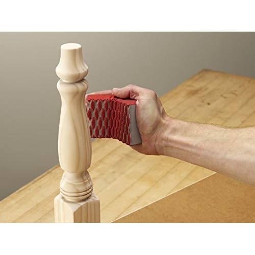 3M 2501PGP-80M-UF Pro Grade Precision 80-Grit Ultra Flexible Block Sanding Sponge, 4.5" x 2.5" x 1"