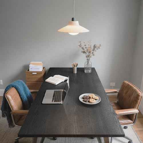 Peel and Stick Wallpaper Wood Contact Paper Black Wood Grain Wall Paper Thicken Textured Waterproof Easy to Clean Decorative Self-Adhesive Film for Cabinets and Drawers Surfaces 17.5In X 118In