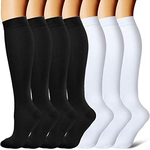 BIQU Compression Socks for Women and Men Circulation-Best Support for Running, Athletic, Nursing, Travel