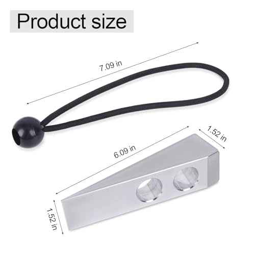 2 Pcs Firefighter Wedge, Firefighter Door Wedge, Firefighter Wedge Tool, Aluminium Firefighter Wedge, Metal Firefighter Wedge Fit for Halligan or FuBar Tool