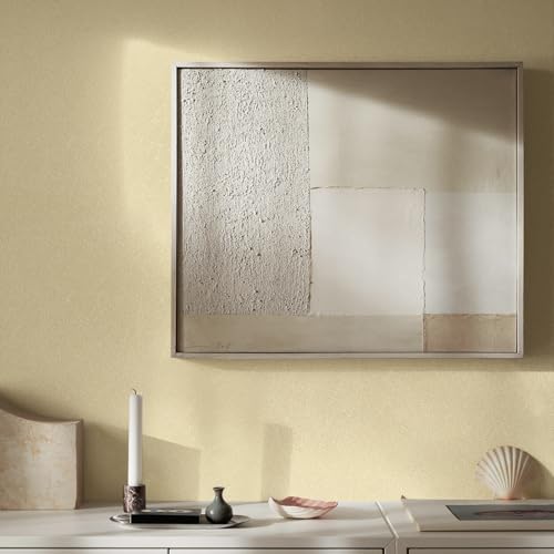 Beige Silk Peel and Stick Wallpaper 17.7 inch X 120 inch Self-Adhesive Embossed Textured Contact Paper Removable Waterproof Vinyl Roll for Bedroom Cabinet Furniture