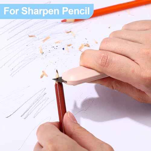 Lasnten 60 Pack Mini Box Cutters Retractable Box Opener Small Package Opener Cute Package Cutter Bulk for Paper, Wrapping, Daily Express Boxes, Envelopes, DIY Craft, Office and Home
