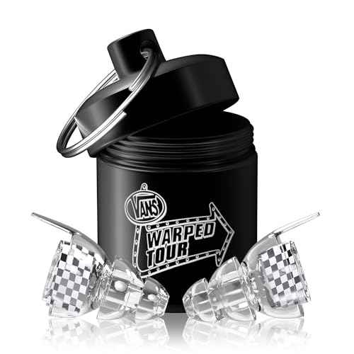 Eargasm High Fidelity Earplugs: Warped Tour Festival Edition - Noise Reducing Ear-Plugs for Hearing Protection at Music Festivals, Loud Environments, Concerts, Live Events, Sporting Events