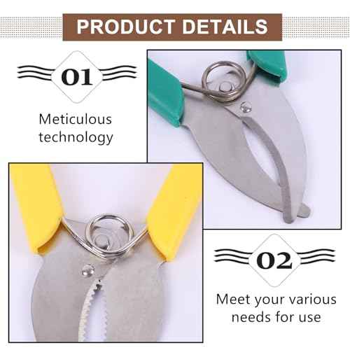 2 PCS Ring Barking Cutter Scissor Professional Grafting Tool Plant Cutters Girdling Shear Garden Tree Ring Cutter for Potted Plant Fruit Tree Orchard