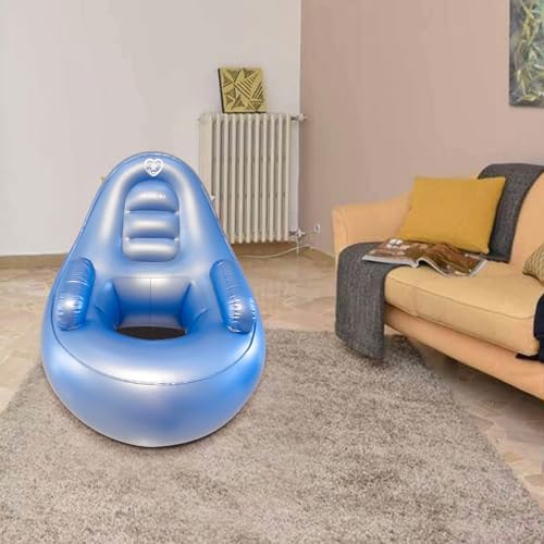 Blue BBL Inflatable Chair with Ottoman for After Butt Surgery Recovery,Sitting,Sleeping,Pregnancy and Relaxation and BBL Pillow Results Lifting Cushions for BBL Lipo 360(Air Pump Not Included)