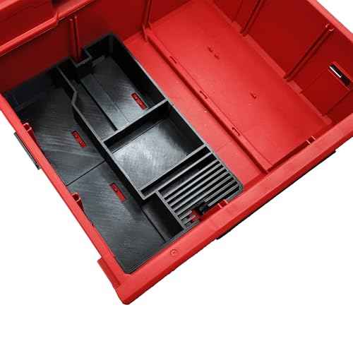 Tidy Tool Insert for Milwaukee M18 Multi-Tool (Fits 2626 & 2836 Models) ? Reversible Liner for Packout 2-Drawer & 3-Drawer Systems ? Organizer Only
