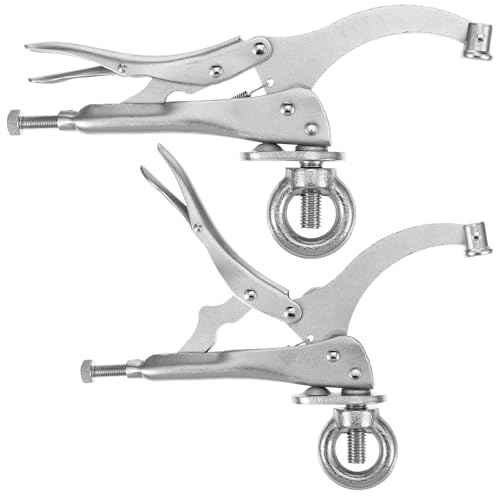 2 Pack 9inch Drill Press Locking Clamp, Fix Clamp, Strong Gripping Clip