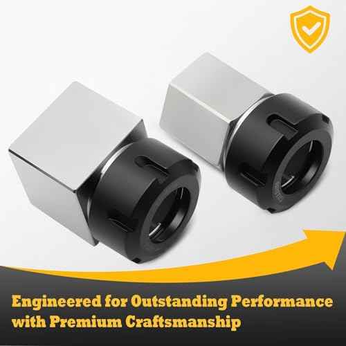 ER-32 Collet Chucks Block Set of Square and Hex Workholding Holder for CNC Machines