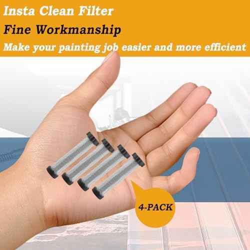 4-Pack 288747 40-Mesh Paint Sprayer Manifold Filters Compatible with Graco Magnum X5, X7, XR5, XR7, XR9, ProX7, ProX9, ProX17, ProX19, ProX21