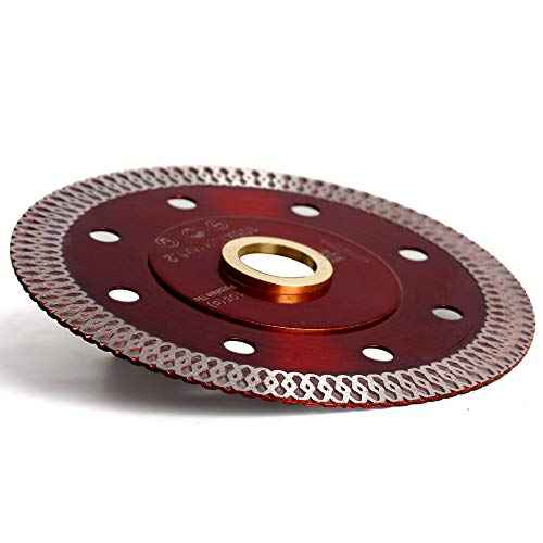 YIJING 4" Porcelain Blade Super Thin Diamond Saw Blade for Cutting Ceramic Porcelain Tile Granite Marble (4"-1pc)