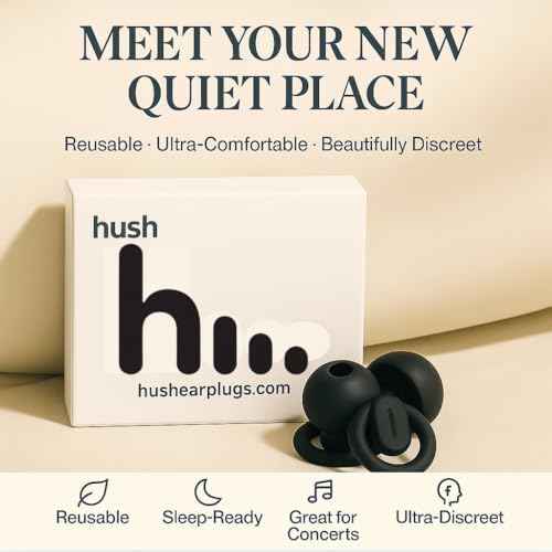 Reusable Earplugs - Noise-Reducing, Custom Fit, 21dB Hearing Protection - 1 Pair