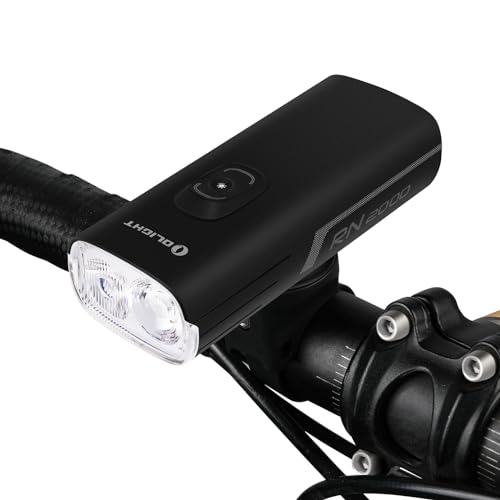 OLIGHT RN 2000 LED Rechargeable Bike Light, 2000 Lumens and 557ft Max Throw Waterproof Bicycle Headlight with Spot&Flood Beams, Remote Control, Type-C and Smart Sensor, for Mountain and Urban Riding