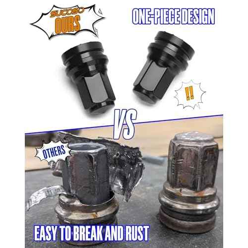 M14x1.5 Lug Nuts For Ford F250 F350 Super Duty, 32pcs 14x1.5 Flat Washer Aftermarket One Piece Design Wheel Lug Nut Replacement HCPZ-1012-B HCPZ-1012-A OEM Steel Nuts, Anti-Rusting Updated Not Swollen