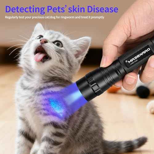 DARKBEAM UV Flashlight 365 nm Light Blacklight, Mini Powerful Wood¡¯s Lamp USB-C Rechargeable, LED 10W Ultraviolet Flashlights Pocket Pet Urine Detector for Mineral, Uranium Glass, Resin Curing