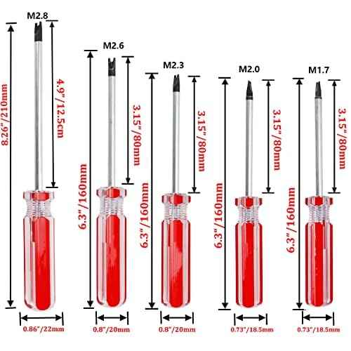 Spanner Screwdriver Set with Magnetic Tip 5 Size M1.7 M2.0 M2.3 M2.6 and M2.8