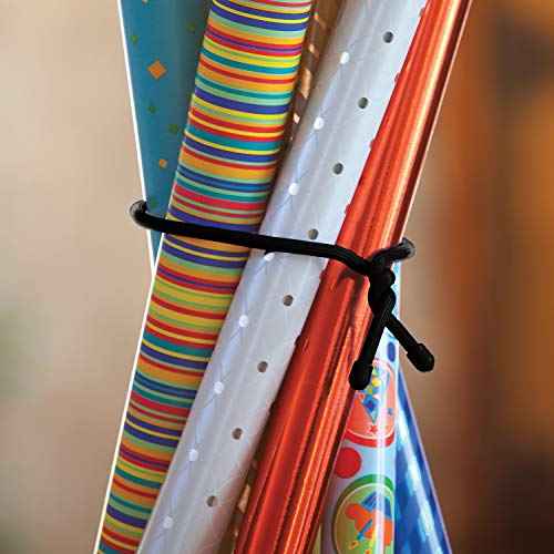 Nite Ize GT18-01-2R3 Original Gear, Reusable Rubber, 18 Inch, 2-Pack, Black, Made in The USA Twist Tie, 2 Count (Pack of 1)
