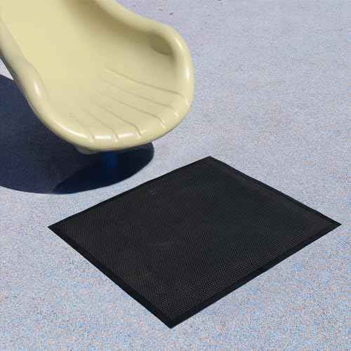 Rubber-Cal Playground Slide Landing Mat - 29" x 32"