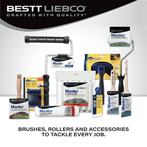 Bestt Liebco 997240120 Master 12" Deck Scrub Brush/Roller/Applicator, White
