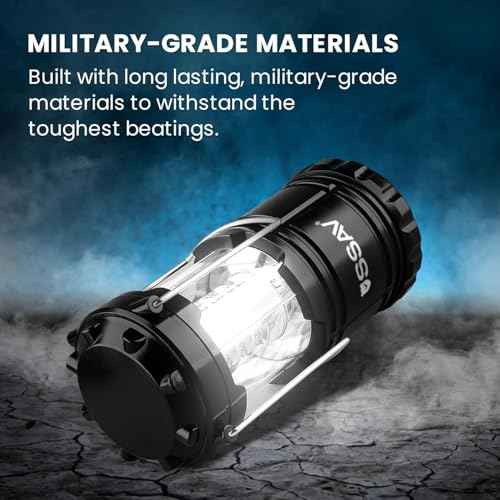 Bright LED Emergency Lantern ? Ideal for Power Outages, Hurricanes & Camping ? Portable, Waterproof & Batteries Included (3 Pack)
