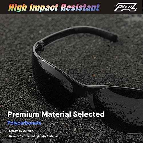 24 Pack of Smoke Safety Glasses Bulk ANSI Z87.1 Scratch Resistant Polycarbonate Tinted Protective Eyewears for Women Man Lab Goggles UV Protection