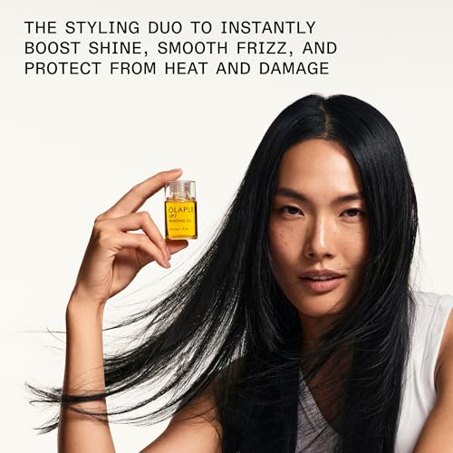 Olaplex Endless Shine Smooth Hair Gift Set: Limited Edition Set with No. 7 Bonding Oil & No. 6 Bond Smoother | Instant Shiny, Smoother Hair & Heat Protection | For Coily, Curly, Straight, & Wavy