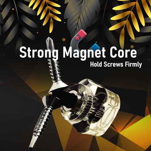 2in1 Short Stubby Mini Screwdriver for tight spots, Cellulose Acetate Fiber Made Handle, Double-headed High Hardness S2 Steel Bits, Exquisite EDC