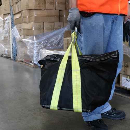 BoxerTool Lifting Canvas Bag 27" Heavy Duty - All Purpose Tool Bag - Rated 1,000LBS