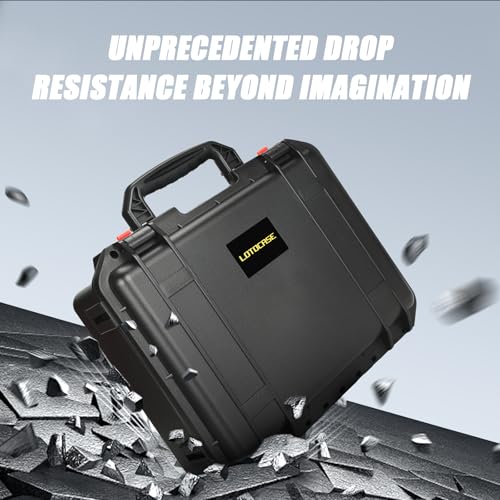 Hard Case for Dewalt Angle Grinder - Tool Bag for Dewalt 20V MAX XR Grinder Tool DCG412B, Waterproof & Shockproof Tool Box for Grinder/Cutting Wheels/Battery/Charger/Side Handle (Case Only)