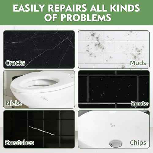 AstraVox White Tub and Tile Paint, 1.5 Oz Bathtub Touch Up Paint Pen for Countertops, Porcelain, Sink, Ceramic Tile, Strong Adhesion & Waterproof & Quick Dry, for Repairing Scratches, Spots and Chips