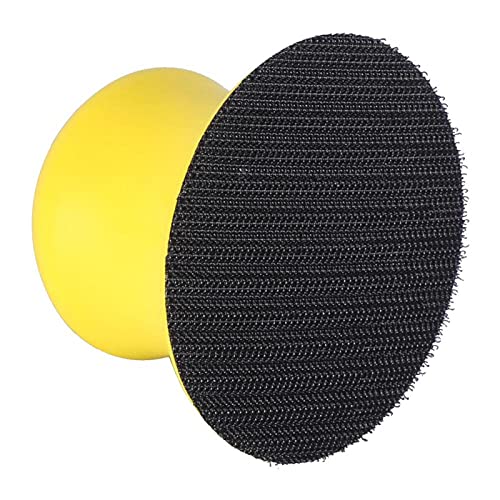 Round Hand Sanding Blocks 2/3/4/5inch Foam Hand Sanding Pad Block Dust (3 Inch)